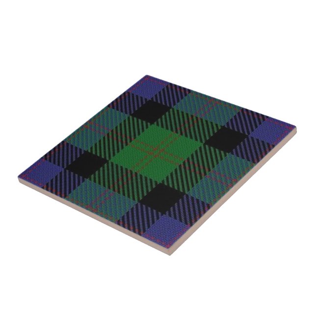 Clan Blair Scottish Expressions Tartan Ceramic Tile (Side)