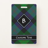 Clan Blair Tartan Badge (Front)