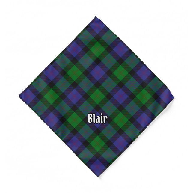 Clan Blair Tartan Bandana (Front)
