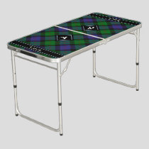 Clan Blair Tartan Beer Pong Table