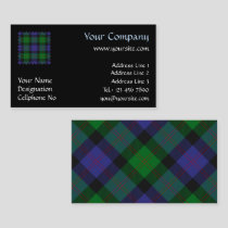 Clan Blair Tartan Business Card