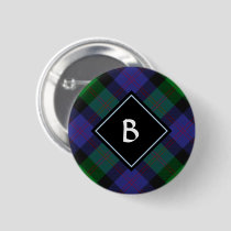 Clan Blair Tartan Button