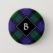 Clan Blair Tartan  Button (Front)