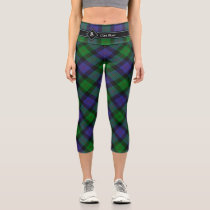 Clan Blair Tartan Capri Leggings