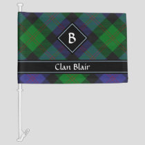 Clan Blair Tartan Car Flag