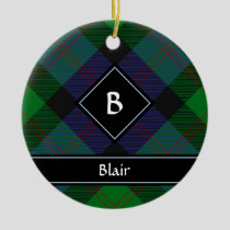 Clan Blair Tartan Ceramic Ornament