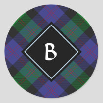 Clan Blair Tartan Classic Round Sticker