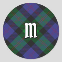 Clan Blair Tartan Classic Round Sticker