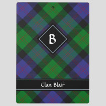 Clan Blair Tartan Clipboard