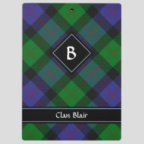 Clan Blair Tartan Clipboard