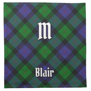 Clan Blair Tartan Cloth Napkin