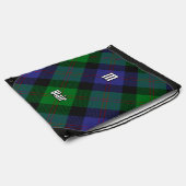 Clan Blair Tartan Drawstring Bag (Side)