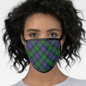 Clan Blair Tartan Face Mask (Worn Her)