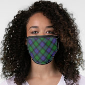 Clan Blair Tartan Face Mask (Worn Her)