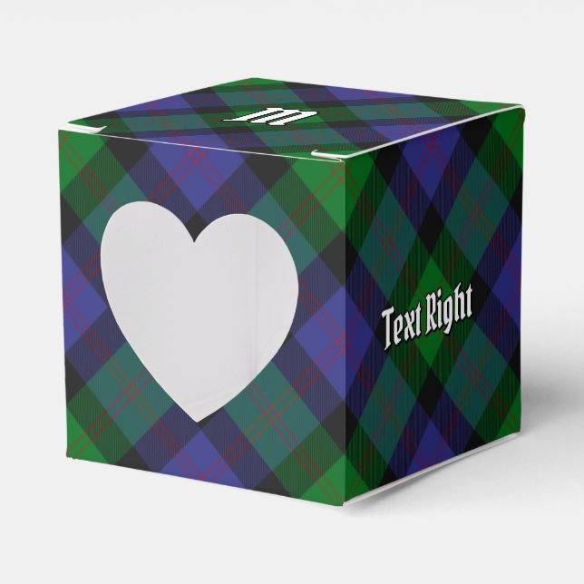 Clan Blair Tartan Favor Box (Front Side)
