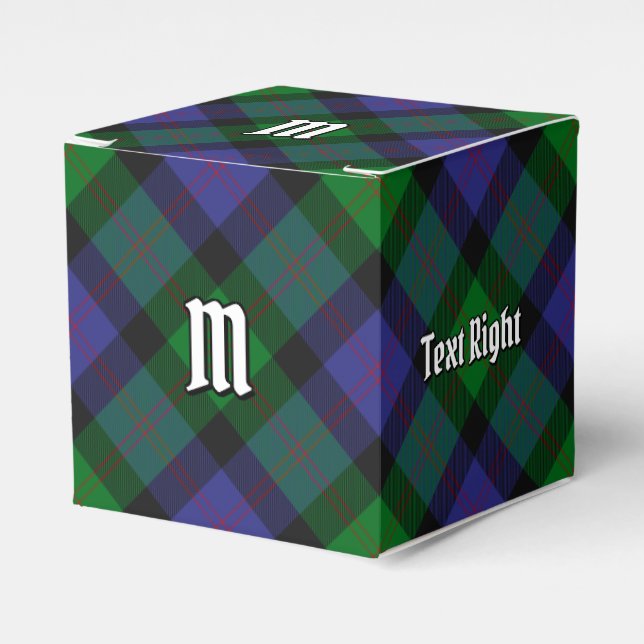 Clan Blair Tartan Favor Box (Front Side)