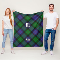 Clan Blair Tartan Fleece Blanket