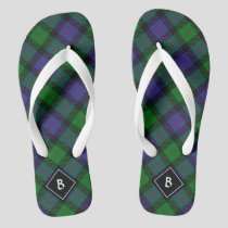 Clan Blair Tartan Flip Flops