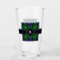 Clan Blair Tartan Glass