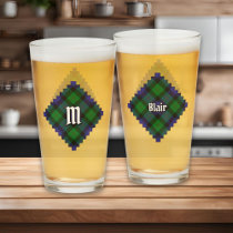 Clan Blair Tartan Glass