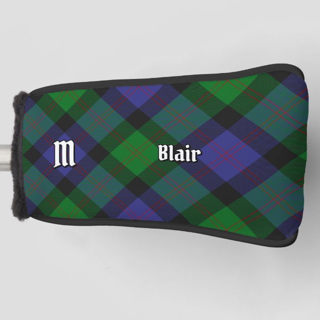 Clan Blair Tartan Golf Head Cover (Front)
