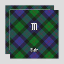 Clan Blair Tartan Invitation