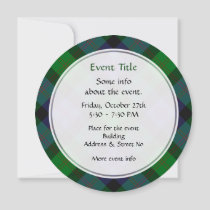 Clan Blair Tartan Invitation