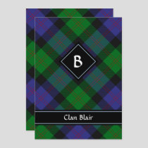 Clan Blair Tartan Invitation