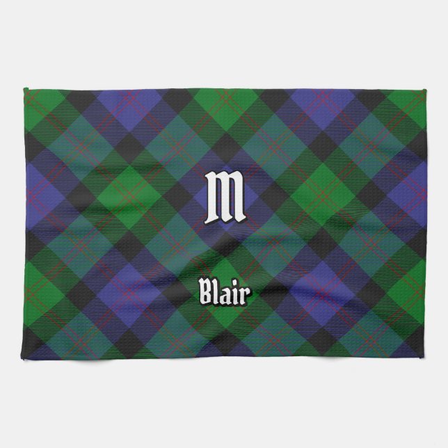 Clan Blair Tartan Kitchen Towel (Horizontal)