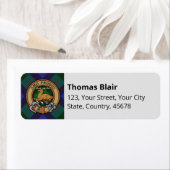 Clan Blair Tartan Label (Insitu)