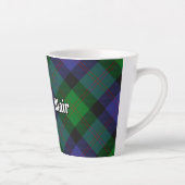 Clan Blair Tartan Latte Mug (Right)