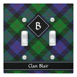 Clan Blair Tartan Light Switch Cover