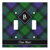 Clan Blair Tartan Light Switch Cover (Front)