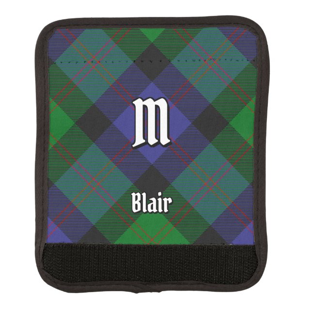 Clan Blair Tartan Luggage Handle Wrap (Front)