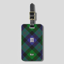 Clan Blair Tartan Luggage Tag