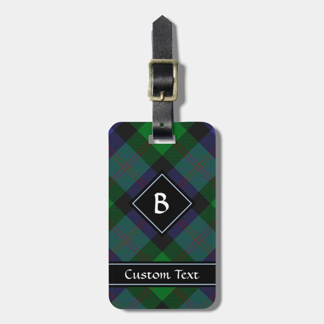 Clan Blair Tartan Luggage Tag (Front Vertical)