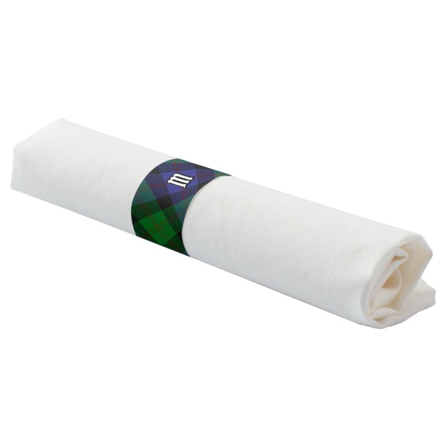 Clan Blair Tartan Napkin Bands (Angled)