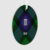 Clan Blair Tartan Ornament (Front)