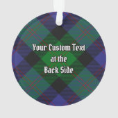 Clan Blair Tartan Ornament (Back)