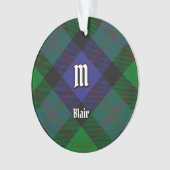 Clan Blair Tartan Ornament (Front)