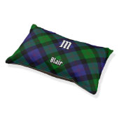 Clan Blair Tartan Pet Bed (Angled)