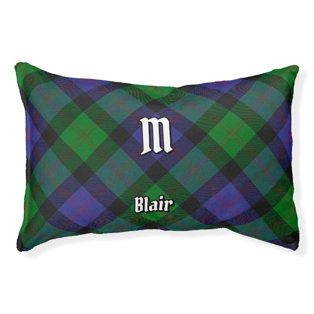Clan Blair Tartan Pet Bed (Front)