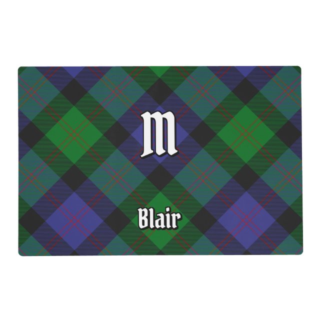 Clan Blair Tartan Placemat (Front)
