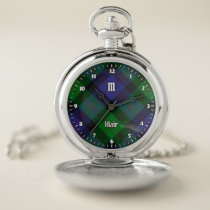 Clan Blair Tartan Pocket Watch