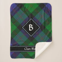 Clan Blair Tartan Sherpa Blanket