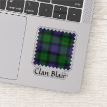 Clan Blair Tartan Sticker