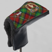 Clan Boyd Crest over Tartan Golf Head Cover