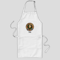 Clan Boyd Crest over Tartan Long Apron