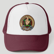 Clan Boyd Crest over Tartan Trucker Hat