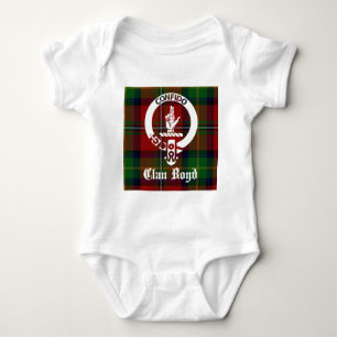 Clan Boyd Crest Tartan Baby Bodysuit